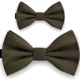 Papioane tata fiu, verde militar, imprimeu Windowpane check